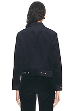 NILI LOTAN Lizeth Jacket in Midnight, view 3, click to view large image.