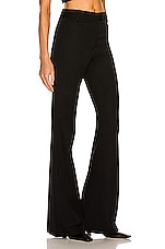 NILI LOTAN Arielle Pant in Black, view 2, click to view large image.