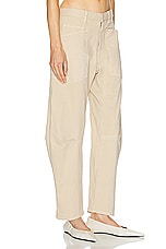 NILI LOTAN Shon Pant in Sandstone, view 2, click to view large image.