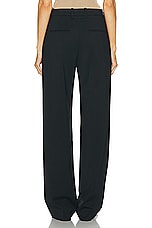NILI LOTAN Alphonse Pleated Tailoring Pant in Black, view 3, click to view large image.