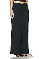 NILI LOTAN Adriel Relax Pant in Black, view 2, click to view large image.