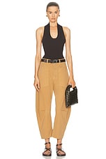 NILI LOTAN Shon Pant in Fawn, view 5, click to view large image.