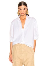 NILI LOTAN Yorke Shirt in White, view 1, click to view large image.