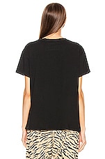 NILI LOTAN Brady Tee in Washed Black, view 3, click to view large image.