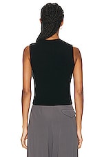 NILI LOTAN May Sweater Tank in Black, view 3, click to view large image.