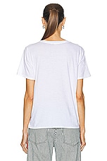 NILI LOTAN Marley Tee in White, view 3, click to view large image.