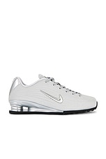 Nike Shox Z Sneaker in Silver, Black, & Metallic Silver | FWRD