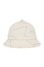 Needles X DC Bermuda Hat in Ivory, view 2, click to view large image.