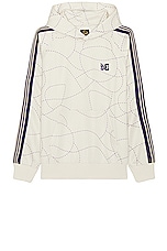 Needles X DC Track Hoodie in Ivory, view 1, click to view large image.