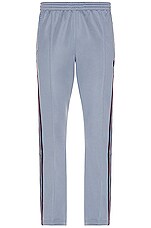 Needles Narrow Track Pant in Sax Blue | FWRD