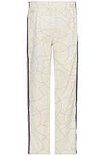 Needles X DC Track Pants in Ivory, view 2, click to view large image.