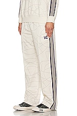 Needles X DC Track Pants in Ivory, view 6, click to view large image.