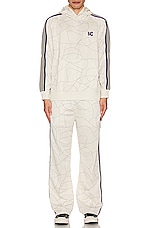 Needles X DC Track Pants in Ivory, view 7, click to view large image.