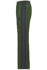 Needles Boot Cut Track Pant in Ivy Green, view 3, click to view large image.
