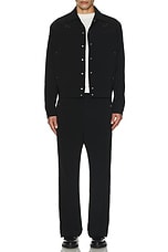 Needles Piping Cowboy Pant Double Cloth In Black in Black, view 6, click to view large image.