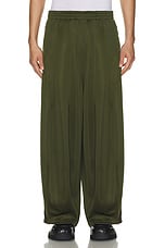 Needles H.D. Track Pant Poly Smooth in Olive, view 5, click to view large image.