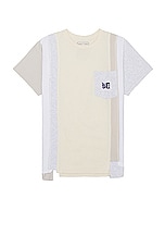 Needles X DC 7 Cuts Tee in Ivory, view 1, click to view large image.