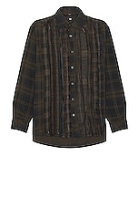 Needles Ribbon Shirt in Brown, view 1, click to view large image.