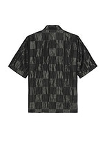 Needles Cabana Shirt Bright Cloth Checker In Black in Black, view 2, click to view large image.