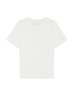 Needles Short Sleeve Crew Neck Tee Poly Jersey in White, view 2, click to view large image.