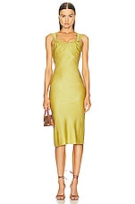 Noam Cinda Dress in Chartreuse, view 1, click to view large image.