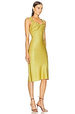 Noam Cinda Dress in Chartreuse, view 2, click to view large image.