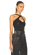 Noam Cheri Tank Top in Black Wax, view 2, click to view large image.