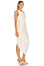 Norma Kamali Diana Gown in Ivory, view 2, click to view large image.