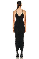 Norma Kamali Slip Diana Gown in Black, view 3, click to view large image.