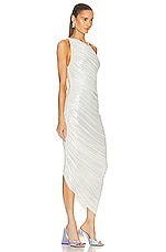 Norma Kamali Diana Gown in Pearl, view 2, click to view large image.