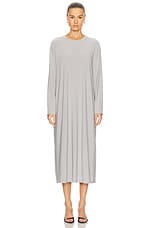 Norma Kamali x Lifestyle Oversized Long Sleeve Midcalf Dress in