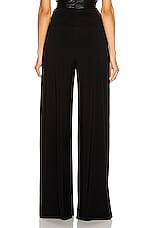 Norma Kamali Elephant Pant in Black, view 3, click to view large image.