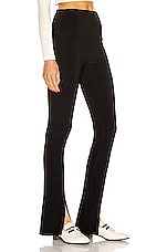 Norma Kamali Spat Legging in Black, view 2, click to view large image.