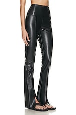 Norma Kamali Spat Legging in Black, view 2, click to view large image.