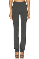 Norma Kamali Lazy Legging in Dark Grey, view 1, click to view large image.