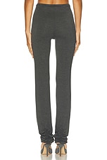 Norma Kamali Lazy Legging in Dark Grey, view 3, click to view large image.