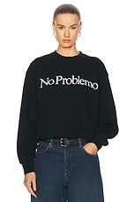 No Problemo Sweatshirt in Black, view 1, click to view large image.