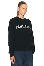 No Problemo Sweatshirt in Black, view 2, click to view large image.
