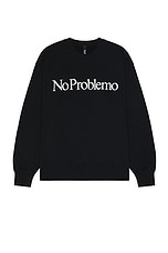 No Problemo Sweatshirt in Black, view 1, click to view large image.