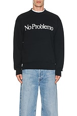 No Problemo Sweatshirt in Black, view 4, click to view large image.