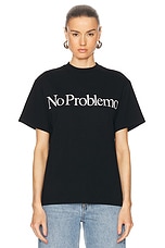 No Problemo Short Sleeve Tee in Black, view 1, click to view large image.