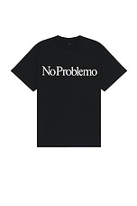 No Problemo Short Sleeve Tee in Black, view 1, click to view large image.