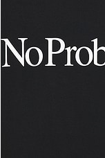 No Problemo Short Sleeve Tee in Black, view 3, click to view large image.