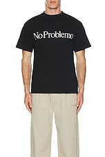 No Problemo Short Sleeve Tee in Black, view 4, click to view large image.
