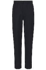 Norse Projects Ezra Relaxed Cotton Wool Twill Trouser in Dark Navy, view 1, click to view large image.