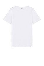 Norse Projects Niels Standard T-shirt in White, view 1, click to view large image.