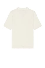 Norse Projects Leif Cotton Linen Polo in Kit White, view 2, click to view large image.