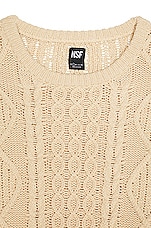 NSF Easy Cable Crew in Ivory, view 3, click to view large image.