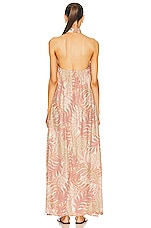 Natalie Martin Astrid Dress in Jungle Print Clay, view 3, click to view large image.
