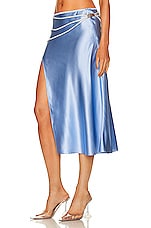 Nue Studio Laetitia Skirt in Sky Blue, view 3, click to view large image.